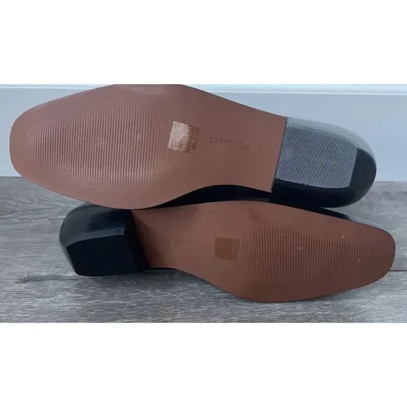 New  Madewell The Idris Black Leather Ankle Boot Women Size 9 Western Inspired - Picture 6 of 6